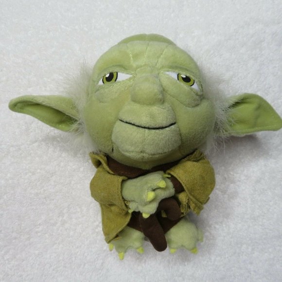 Vintage Star Wars Yoda Stuffed Plush Doll Toy Lucas film LTD 8" - Picture 2 of 10